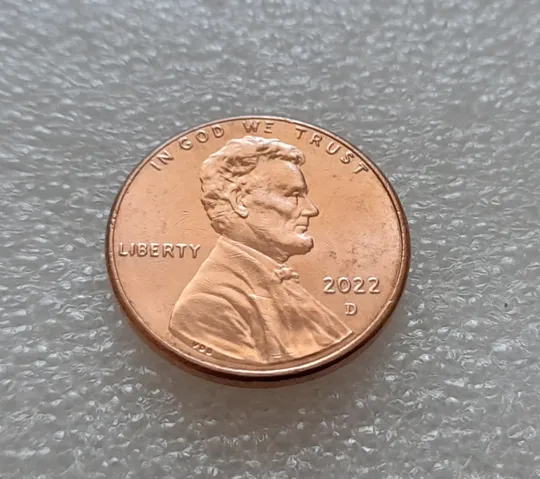 (8137 ря) 1 цент 2022 D США Продаж