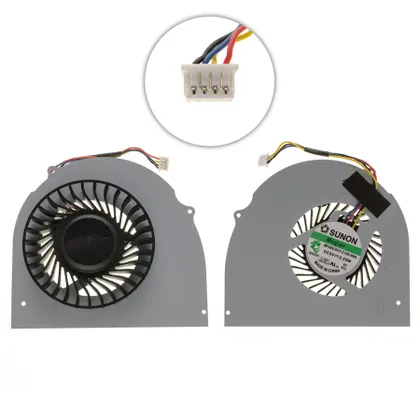 фото, Вентилятор для ноутбука DELL LATITUDE E6540 (use in models with Discrete graphics) (DFS501105PR0T FC7X) (Кулер)