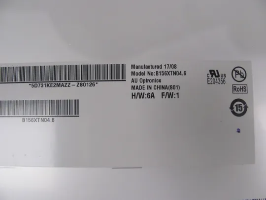 МР4-4 матриця 15.6 B156XTN04.6  TN 30pin 1366*768 eDP  SLIM матова оригінал Продаж