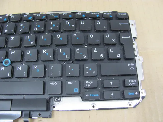 694-12 клавіатура робоча з підсвіткою 0GV0J5 з кріпленням для Dell Latitude E7480 7480  E7470 7470 E5450 5450 E5470 5470 5480 5488 5490 5491 5495 E7450 7480 оригінал З аукціону