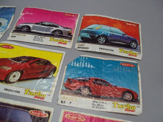 Вкладыши Turbo Super prototype Kent 403, 405, 407, 420, 442, 451, 454, 457, 464, 470 лот 10шт №17935 Характеристики