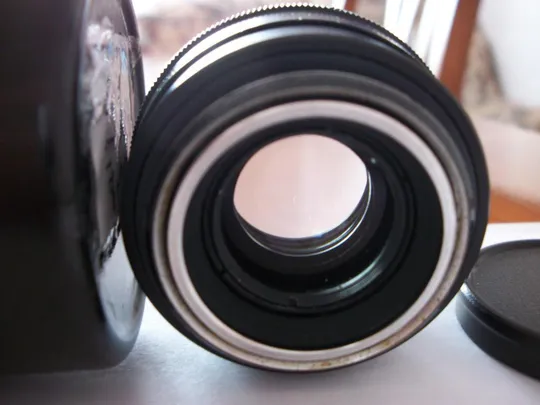 Объектив Юпитер-8, черный, М-39 , No-7615829, Made in USSR, передняя крышка и футляр, чистые линзы З аукціону