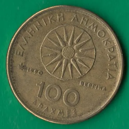 фото, 100 драхм 1990 року Греція [КВ]