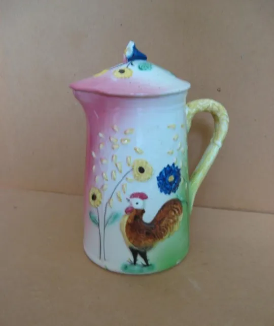 КУВШИН з ПІВНЕМ і КУРКОЮ = КУВШИН с ПЕТУХОМ и КУРИЦЕЙ = об'ємні зображення - объемные изображения Ціна