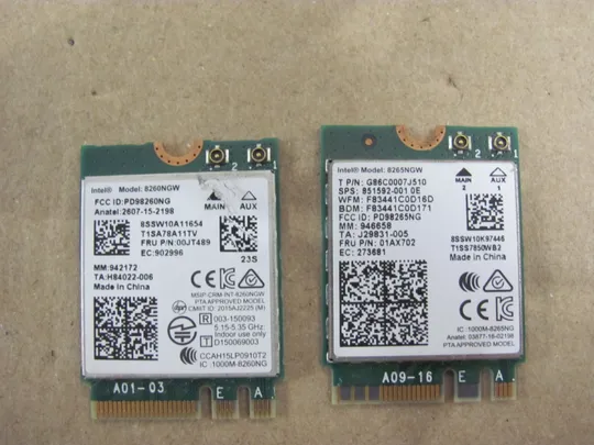 номер0652-11 WI-FI модуль 8265NGW 01AX702 00JT489 для Lenovo ThinkPad  T460S T470S T460P T470T T460T  T460 T470 T480 T580 T570  P51S P52S P53S оригінал Ціна