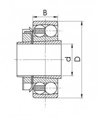 Подшипник 11210 ( bearing 1211K+H211 ) двухрядные с коническим отверстием + закрепительная втулка ГП * З аукціону