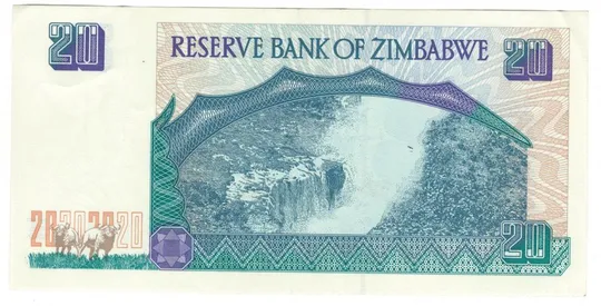 Купити 20 доларів 1997 року Зімбабве