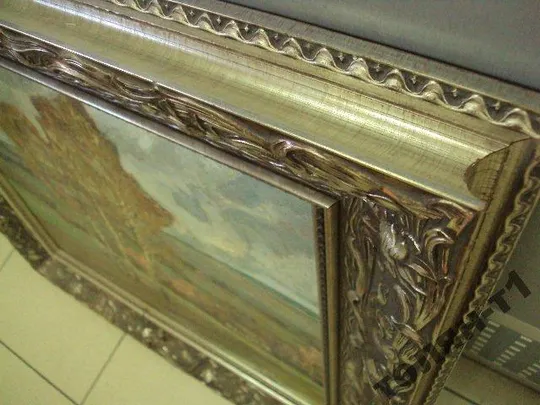 картина Пейзаж деревья. Окресности с.Гуменцы 1978 г. Матюшин Н.Н. без рамы 50х50 см масло №139 Інтернет-аукціон