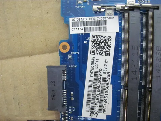 номер0107-7 материнська плата 745887-001 РОБОЧА для Hp Probook 655 G1 оригінал Інтернет-аукціон