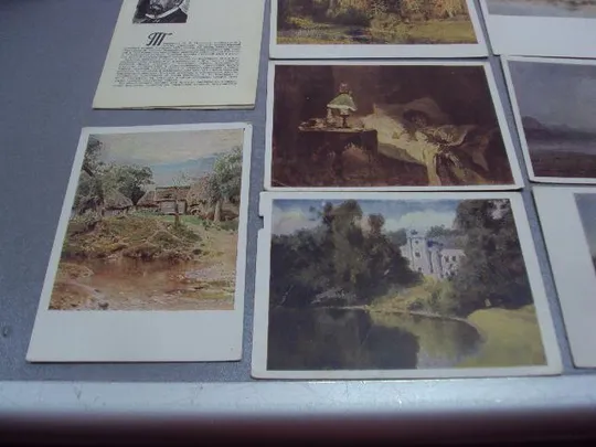 набор открыток поленов 1957 лось 12 шт №4630 Продаж