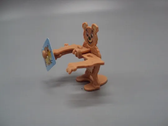 Фигурка киндер сюрприз VQ113 Ferrero медведь жонглер ведмідь жонглює №18608л Недорого