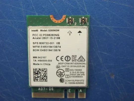 Купити номер0279-32 Wi-Fi адаптер 8260NGW для FUJITSU LIFEBOOK E546 E554 E744 E754 оригінал