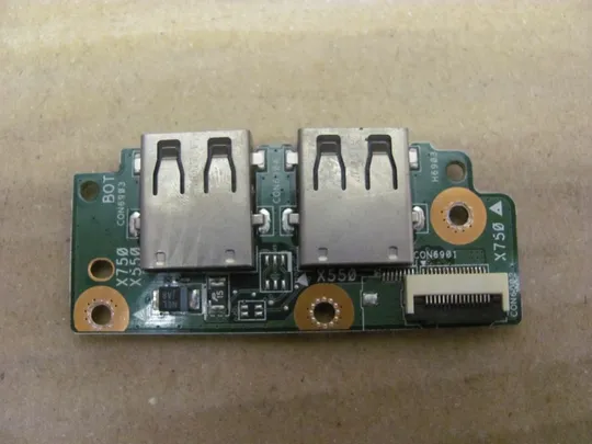 554-9 плата USB 69N0QQB10A01-01 для ASUS X750L F750L оригінал З аукціону