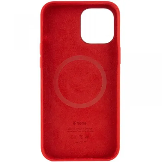 Чехол Silicone case (AAA) full with Magsafe and Animation для Apple iPhone 12 Pro Max (6.7") З аукціону