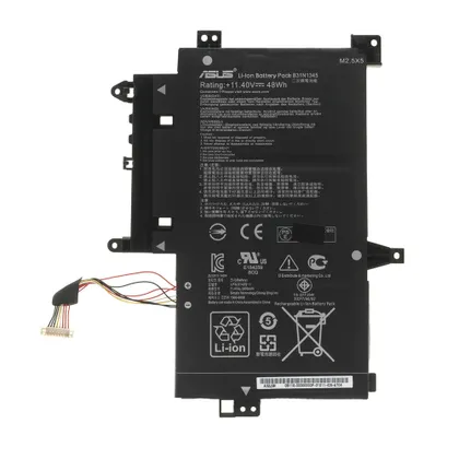 фото, Оригінальна батарея для ноутбука ASUS B31N1345 (Transformer Book TP500LA, TP500LB, TP500LN) 11.4V 48Wh Black (0B200-00990000)
