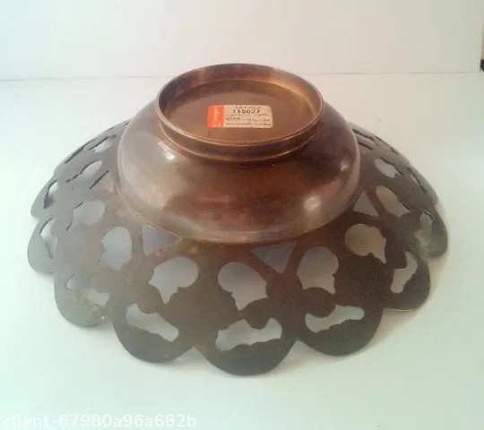 Вінтажна латунна цукерниця,фруктовниця,ручна робота індія Продаж