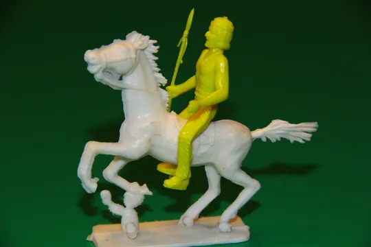 ІНДІАНЕЦЬ ІЗ СПИСОМ НА КОНІ индеец  50-52мм MPC США Ціна