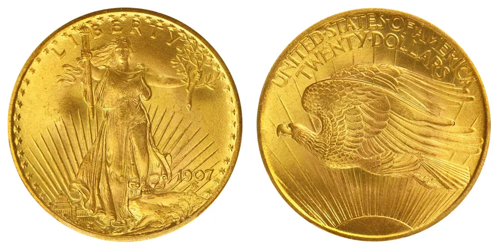 Saint-Gaudens Double Eagle 1907