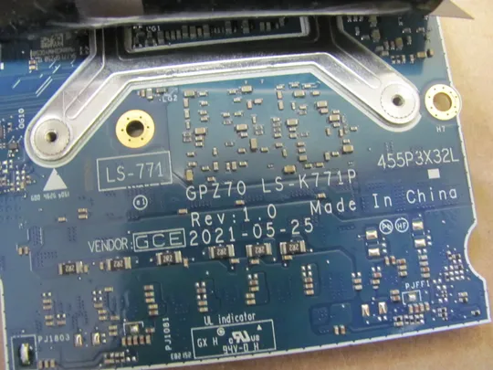 номер1020-9 відеокарта GPZ70 LS-K771P  NVIDIA GN20-E3-A1 GeForce RTX 3060 REF  для HP Zbook Fury 17 G8  оригінал Продаж