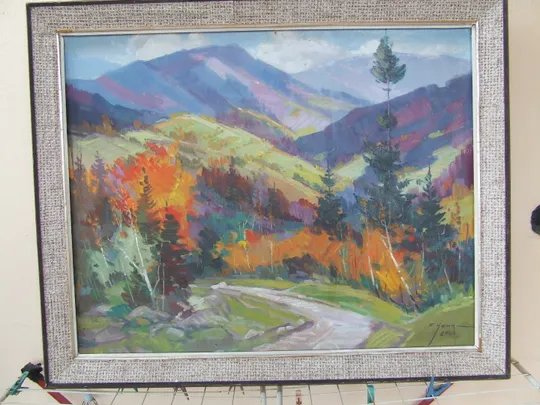 Закарпатская школа  Усик С. .  раз.  90х65 см.     также много другого. Де купити