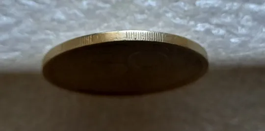 (6921) 50 копійок 1992 1АБм поворот (порушення соосності) (50 копеек 1992 1АБм брак сдвиг) Де купити