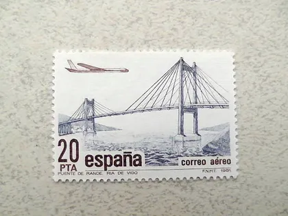 фото, Поштова марка Іспанія " Авіація " 1981 рік **