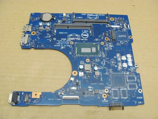 номер0201-28 материнська плата, Mainboard,Материнка,Основна плата,Системна плата,Плата системи,Laptop motherboard,мамка, ноутбучна плата AAL10 LA-B843P i3-4005U SR1EK  для   Dell Inspiron 15-5558, 5758  5358 5458 5558 Vostro 5558  оригінал Ціна