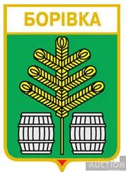 фото, значок геральдика Борівка  /Київська область /.