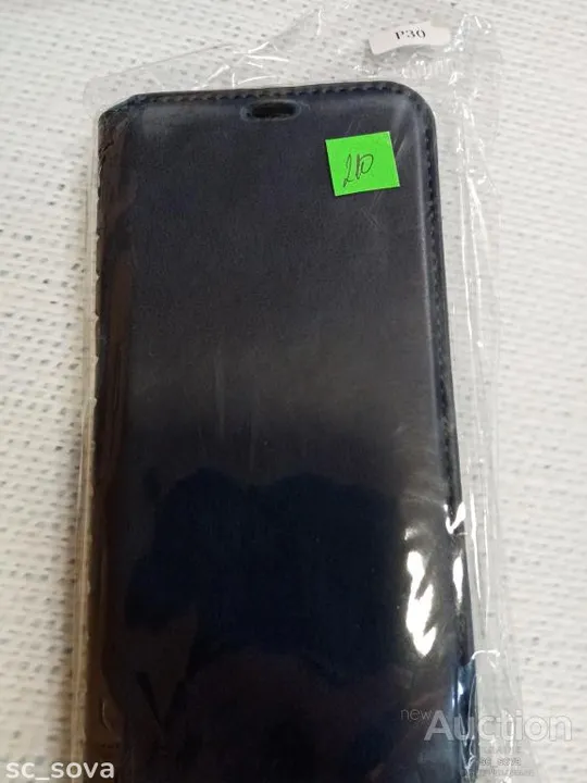 Книжка чехол эко кожа Huawei P30 темно синий Ціна