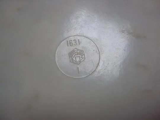 Тарелка пластик портрет девочки КПЗ МХП ТХП пластмасс диаметр 20 см №10772 Недорого