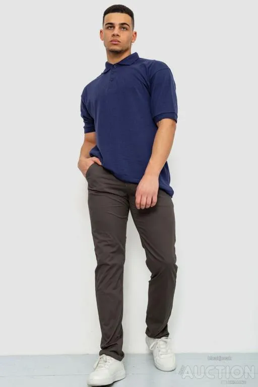 Купити Брюки мужские однотонные, цвет хаки, 243R640114