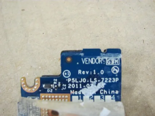 №359-26 плата кнопки включення LS-7223P для ACER ASPIRE 5830T оригінал Продаж