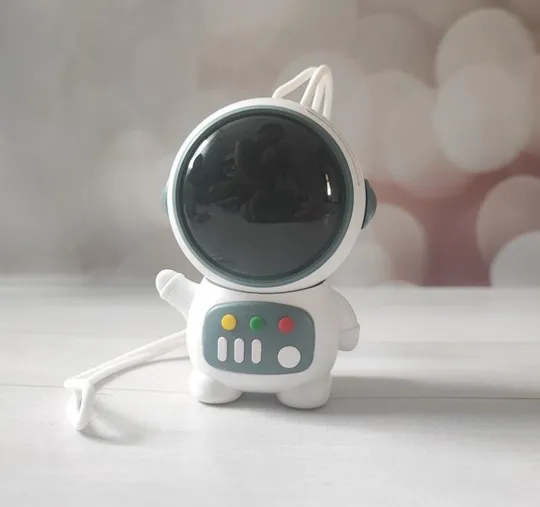 Портативний вентилятор космонавт usb з акумулятором безлопатевий Ціна