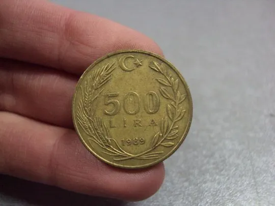 Купити монета турция 500 лир 1989 №9362