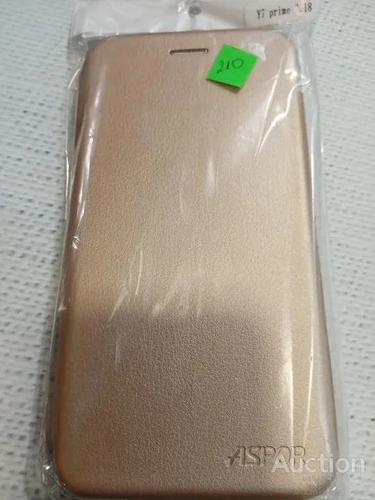 Чехол книжка Aspor Huawei Y7 Prime 2018 золотой Ціна