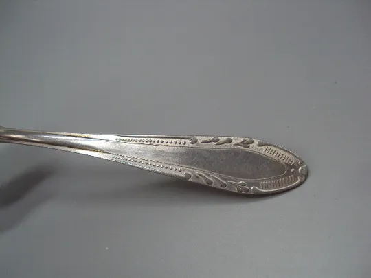 Столовые приборы ложка нерж узор цветы нержавейка длина 20,8 см №18623в Продаж