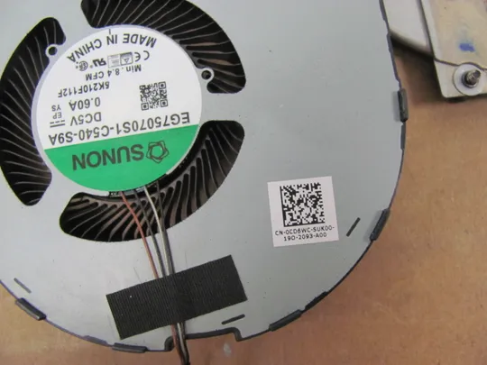 861-4 сисьема охолодження AT30O003ZAL 01Y5D1 для DELL Precsion 7560 M7560  оригінал Торговий майданчик