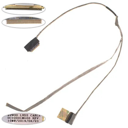 фото, Шлейф матриці для ноутбука DELL (inspiron: 3521, 3537, 5521), LED (DC02001MG00)