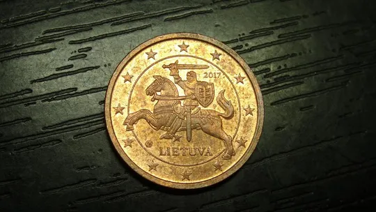 2 євроцента 2017 Литва Ціна