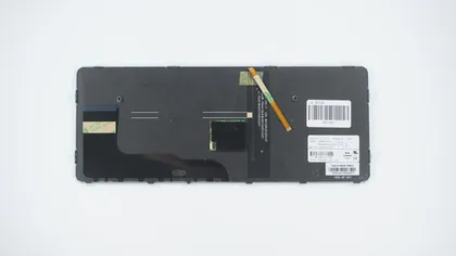 фото, Клавіатура для ноутбука HP (EliteBook: 820 G3) rus, black, підсвічування клавіш, silver frame, з джойстиком