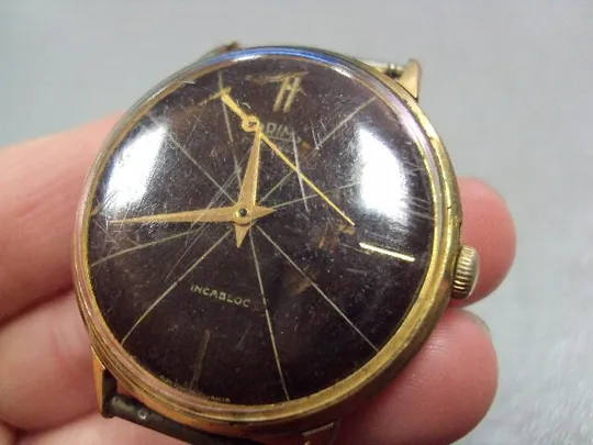 Наручные часы Prim 17 камней Чехословакия корпус позолота Ау20 Prim Plaque G20 не на ходу №11975 З аукціону