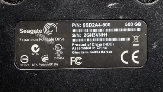 500Gb внешний жесткий диск 2.5&quot; Seagate Portable p/n:9SD2A4-500 External Black USB 2.0 З аукціону