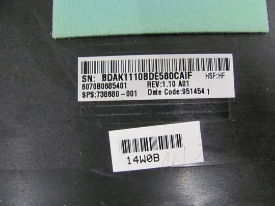556-4 кришка матриці 6070B0685401 738680-001 для HP PROBOOK 640 G1 оригінал Характеристики