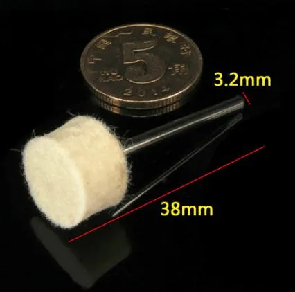 Диск,круг полировальный фетровый,войлочный.D 13мм 10шт+держатель для гравера,бормашин Продаж