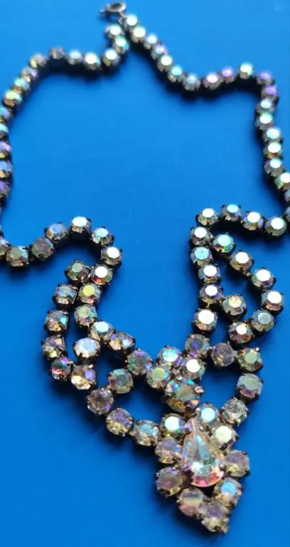 Колье винтажное Аврора Бореалис Чехословакия 1970-е bl534 Ціна