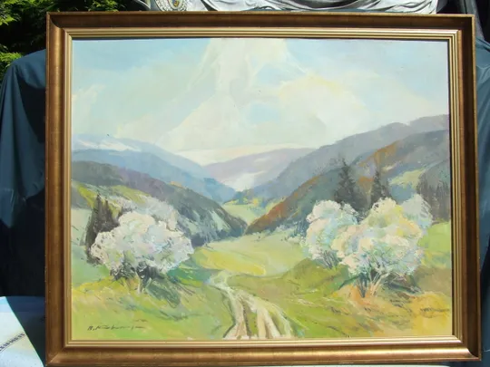 Купити Закарпатская школа  Ердели Бокшая  Ковач  О .  раз.90х70 см.     также много другого.