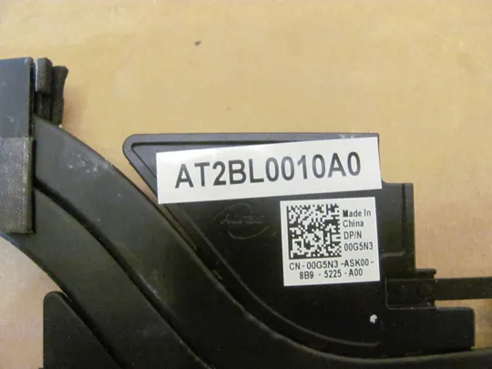 номер0915-12 термотрубка охолодження 00G5N3 AT2BL0010A0 для Dell  XPS 15 9570  Precision 5530 M5530  оригінал Де купити