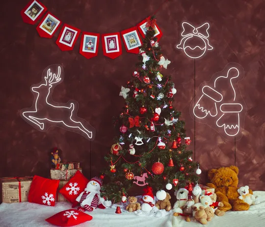 Неоновий світильник Рукавички 250х340 acr-n000014 З аукціону