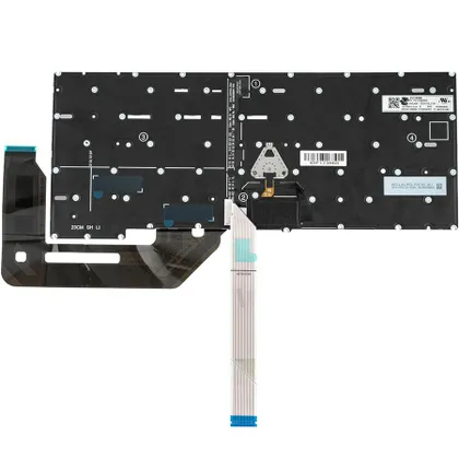 фото, Клавіатура для ноутбука Lenovo (ThinkPad: Yoga X13 Gen 4) rus, black, підсвічування клавіш, без фрейма