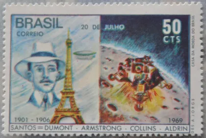 фото, Бразилия Космос Аполло-11 1969